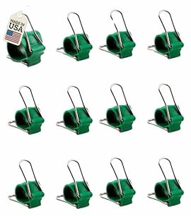 1. Gadgetklip Cord & Garden Clips: Re-Usable, Simple to Use, Electric Cord & Plant Accessory for Indoor/Outdoor Use with Plants, Garden Tools, Hoops, Trellis and Plant Cages: SMALL GREEN or WHITE