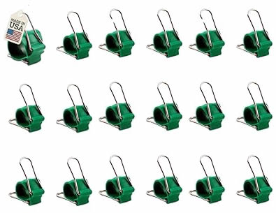 1. Gadgetklip Cord & Garden Clips: Re-Usable, Simple to Use, Electric Cord & Plant Accessory for Indoor/Outdoor Use with Plants, Garden Tools, Hoops, Trellis and Plant Cages: SMALL GREEN or WHITE