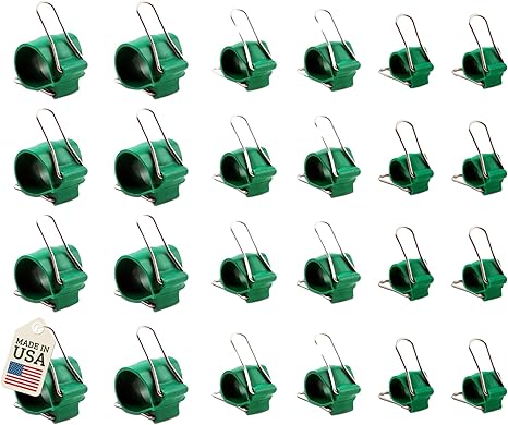 1. Gadgetklip Cord & Garden Clips: Re-Usable, Simple to Use, Electric Cord & Plant Accessory for Indoor/Outdoor Use with Plants, Garden Tools, Hoops, Trellis and Plant Cages: SMALL GREEN or WHITE