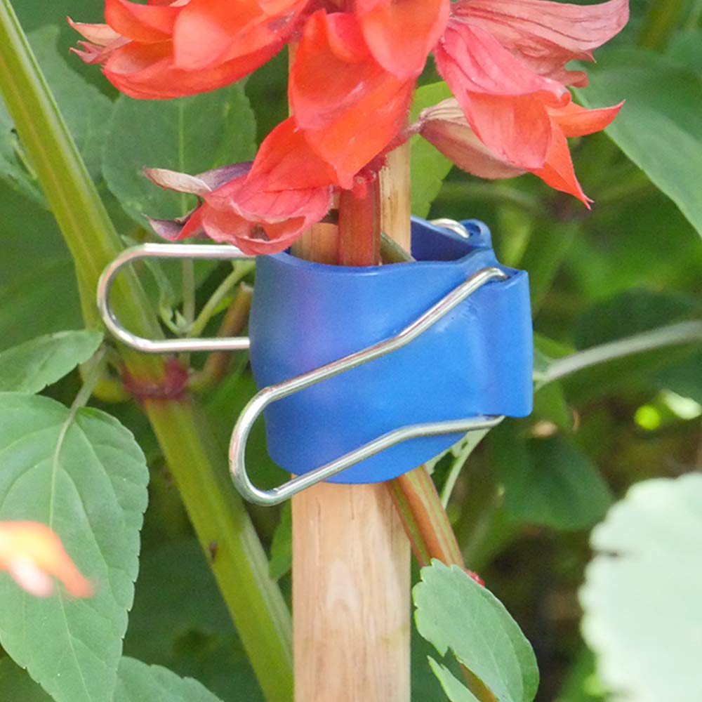 3. Gadgetklip Garden Clips: Re-Usable, Simple to Use Plant Accessory for Indoor/Outdoor Use with Plants, Garden Tools, Hoops, Trellis and Plant Cages:  LARGE GREEN or BLACK