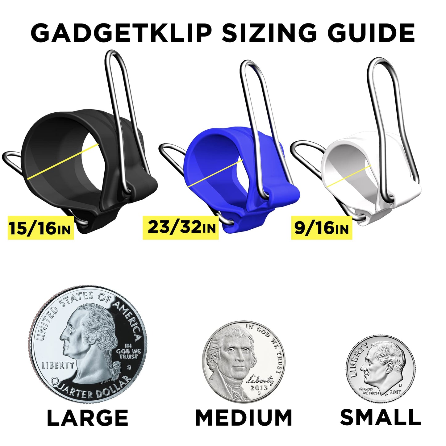 3. Gadgetklip Garden Clips: Re-Usable, Simple to Use Plant Accessory for Indoor/Outdoor Use with Plants, Garden Tools, Hoops, Trellis and Plant Cages:  LARGE GREEN or BLACK
