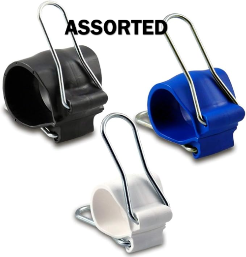 4. Gadgetklip Garden Clips: Re-Usable, Simple to Use Plant Accessory for Indoor/Outdoor Use with Plants, Garden Tools, Hoops, Trellis + Plant Cages:  ASSORTED COLOR & SIZE Small White, Medium Blue, Large Black