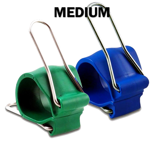 2. Gadgetklip Garden Clips: Re-Usable, Simple to Use Plant Accessory for Indoor/Outdoor Use with Plants, Garden Tools, Hoops, Trellis and Plant Cages:  MEDIUM GREEN or BLUE